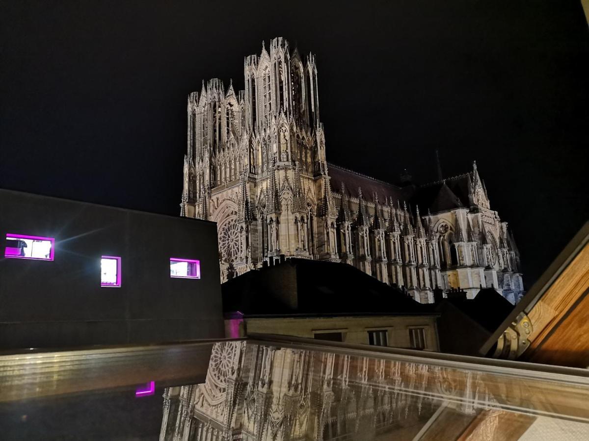 Logement Cosy Renove Au Pied De La Cathedrale Avec Climatisation Reims Exterior foto
